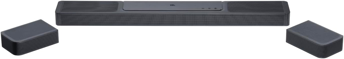 JBL Bar 1300 – Kompakte 11.1.4-Kanal-Soundbar für Heimkino Sound-System – Mit abnehmbaren Surround-Lautsprechern, MultiBeamTM und Dolby Atmos Surround Sound – Schwarz