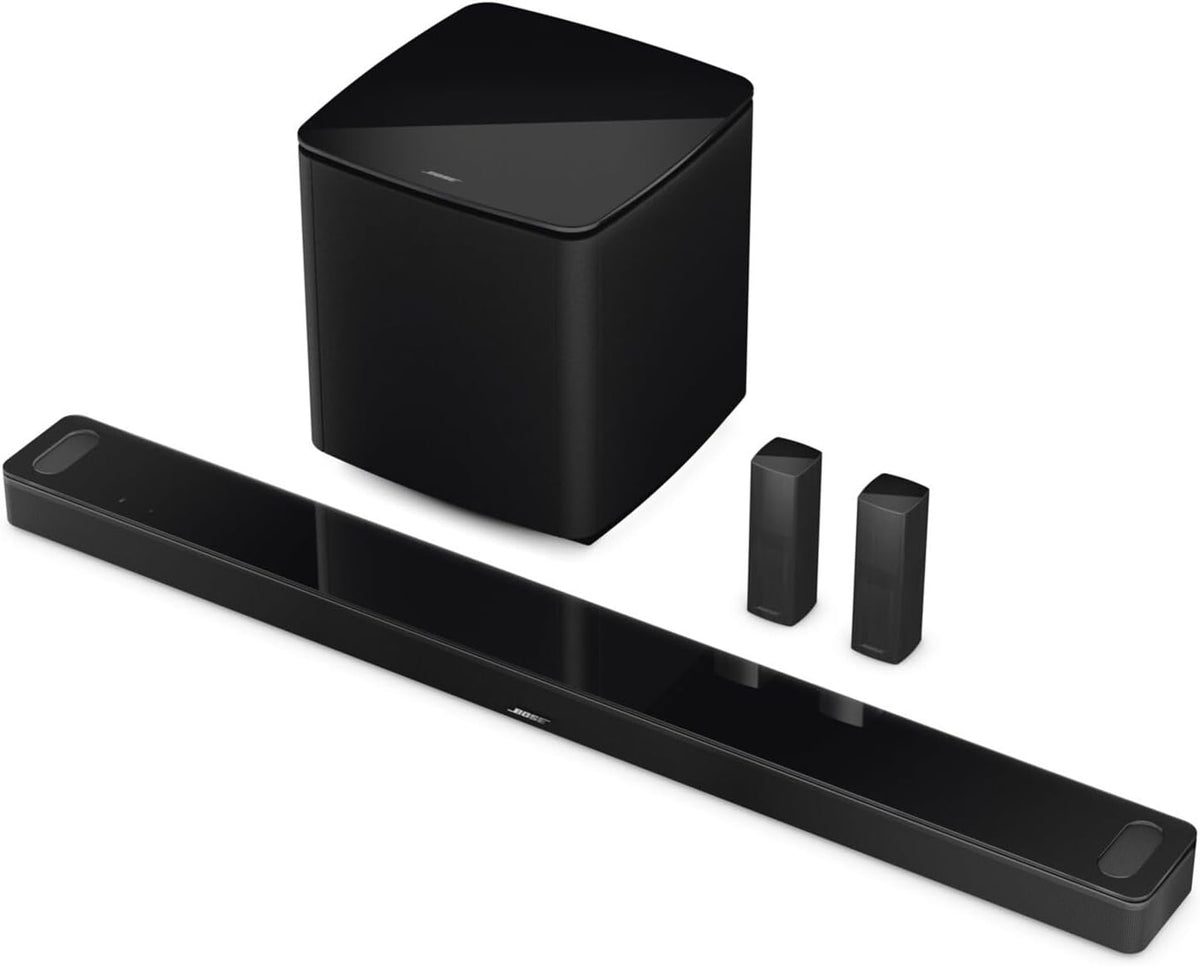 NEU Bose Smart Ultra Soundbar mit Dolby Atmos plus Alexa, kabellose Bluetooth-KI, Surround-Sound-System für TV-Geräte, Weiß