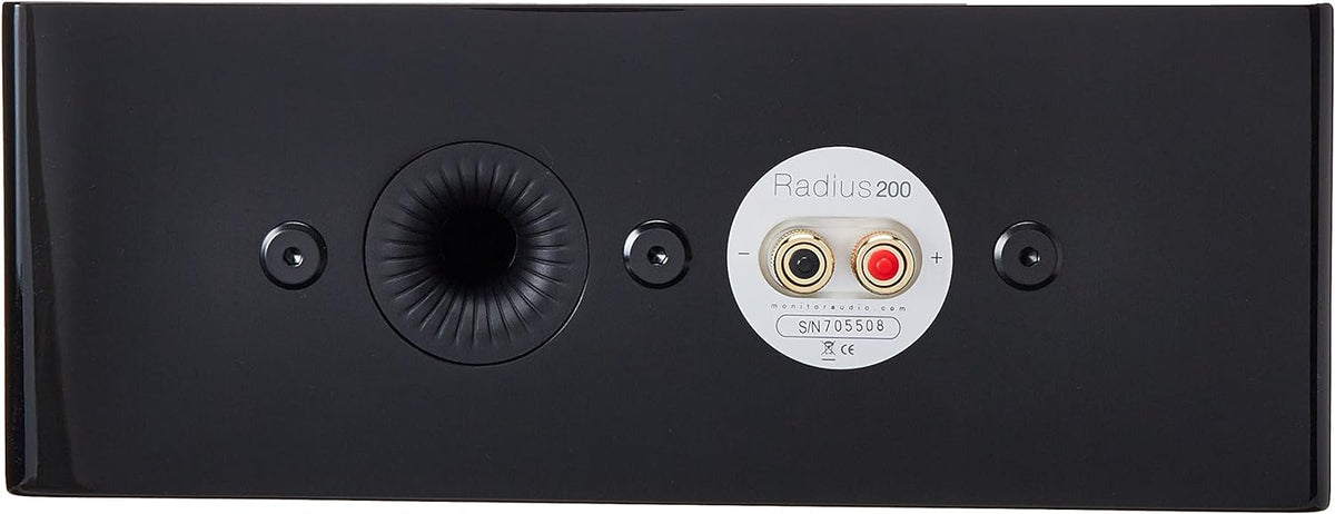 MONITOR AUDIO Radius 200 Lautsprecher (schwarz, Tisch/Ablage, Speaker Set Unit, verkabelt, 60-35.000 Hz)