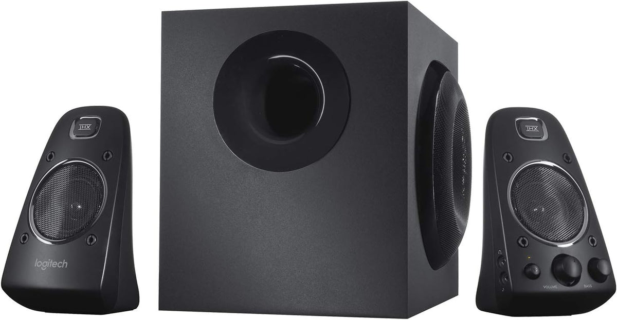 Logitech Z623 Lautsprecher-System mit Subwoofer, Satter Bass, 400 Watt Spitzenleistung