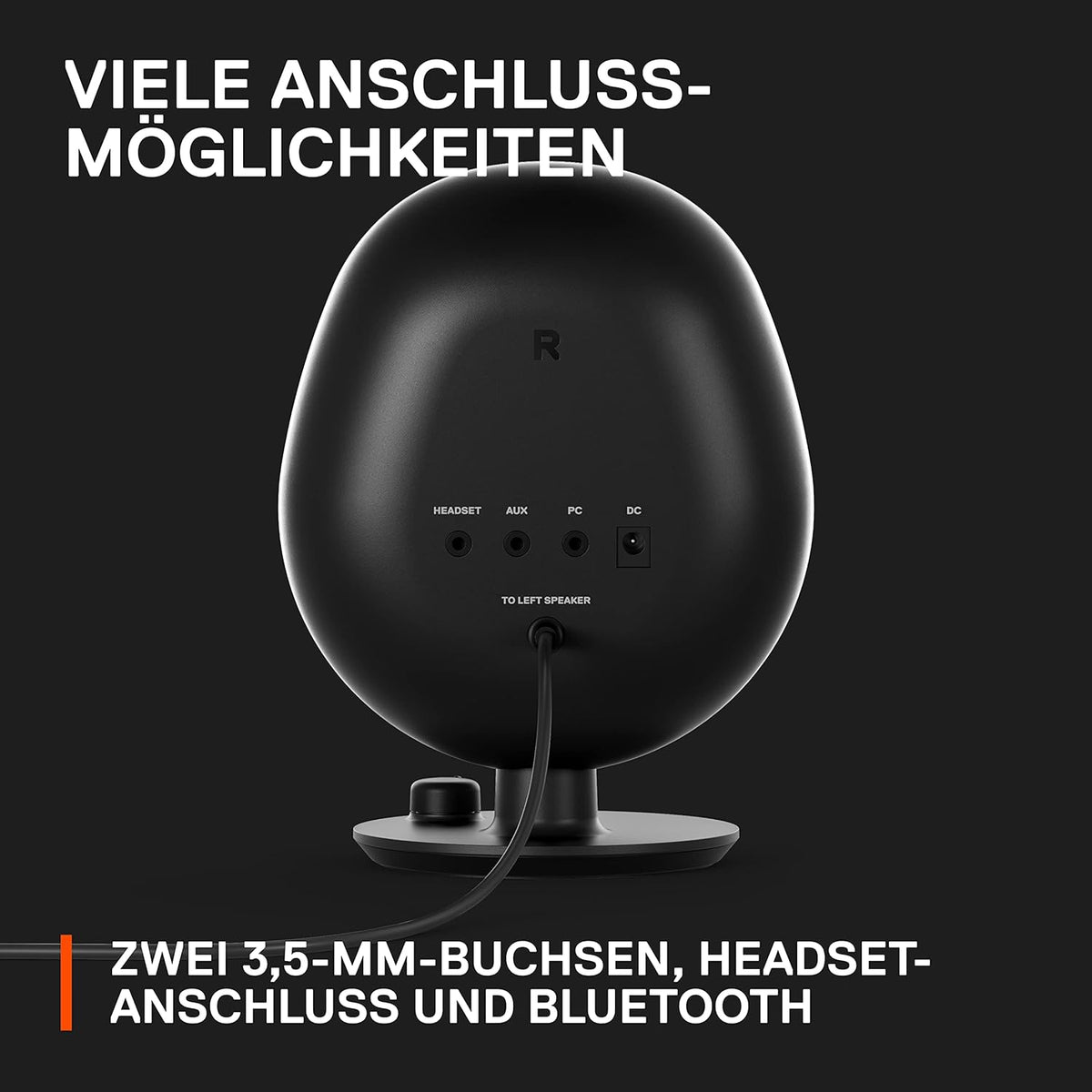 SteelSeries Arena 7 - 2.1-Gaming-Lautsprecher