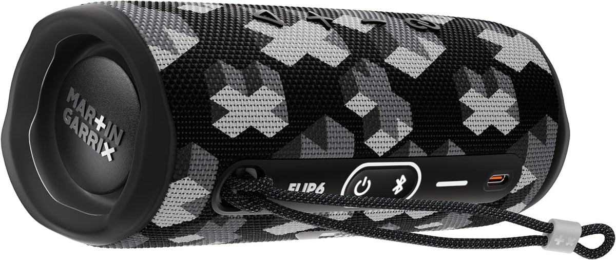 JBL Flip 6 Bluetooth Box in Blau – Wasserdichter, tragbarer Lautsprecher mit 2-Wege-Lautsprechersystem für kraftvollen Sound – Bis zu 12 Stunden kabellos Musik abspielen