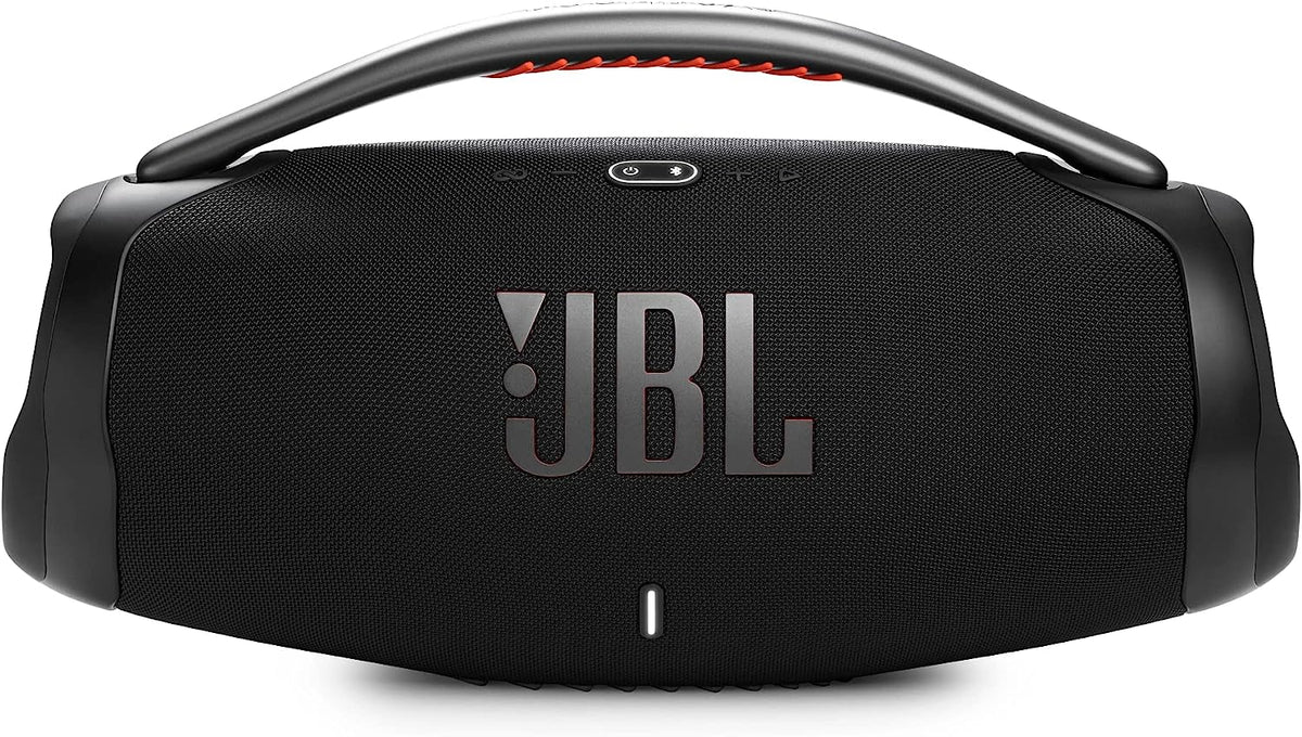 JBL Boombox 3 – Kabelloser Bluetooth-Lautsprecher – Tragbare, wasserdichte Musikbox mit Innen- und Außenmodus – 24 Stunden Spielzeit – In Schwarz