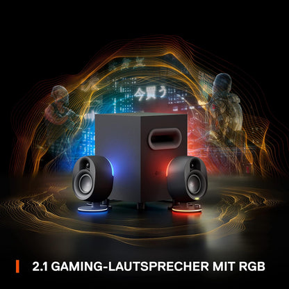 SteelSeries Arena 7 - 2.1-Gaming-Lautsprecher