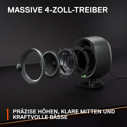 SteelSeries Arena 9 - 5.1-Gaming-Lautsprecher – 5.1 USB Surround-Sound