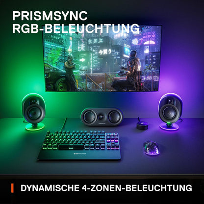SteelSeries Arena 9 - 5.1-Gaming-Lautsprecher – 5.1 USB Surround-Sound